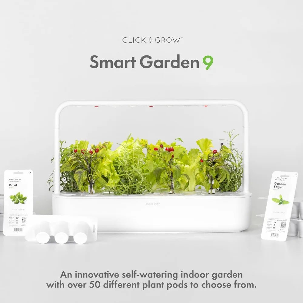 Indoor Herb Garden Kit With Grow Light Easier Than Hydroponics Growing System