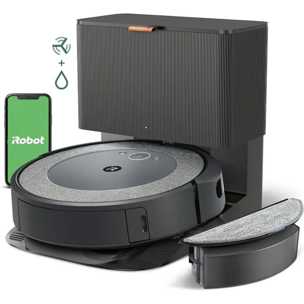 Self-Emptying Robot Vacuum and Mop