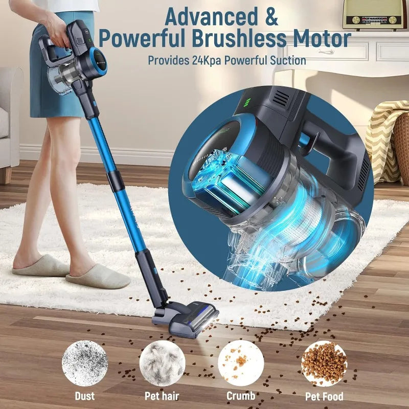 Cordless Vacuum Cleaner - 6 in 1 Lightweight Stick Vacuum