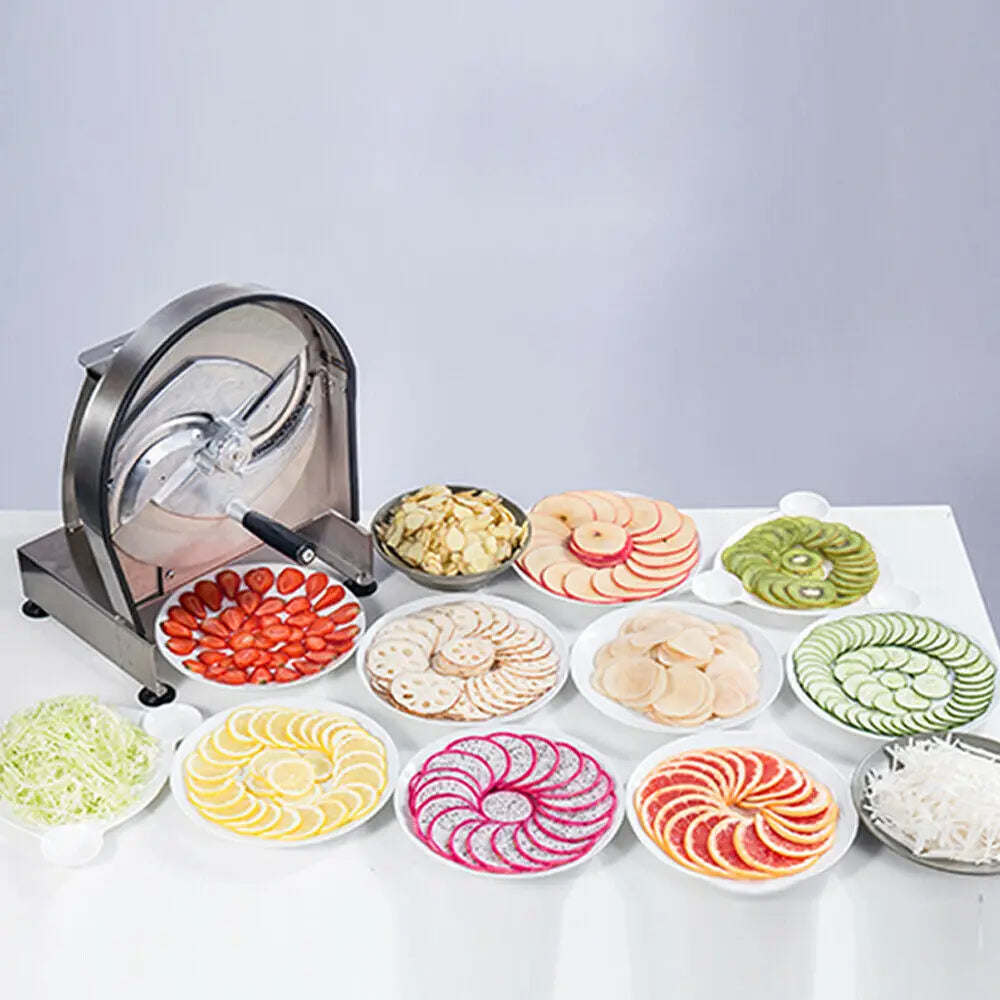 Vegetable Slicer Stainless Steel Potato Onion Slicer Manual Fruit Cutter Cabbage Shredder