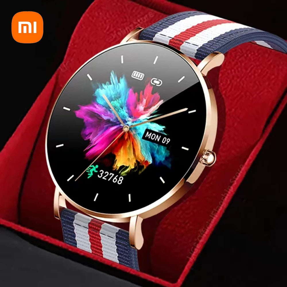 Ultrathin Smart Watch Women 1.36-inch AMOLED HD Pixel Display, Bluetooth Call , Heart Rate