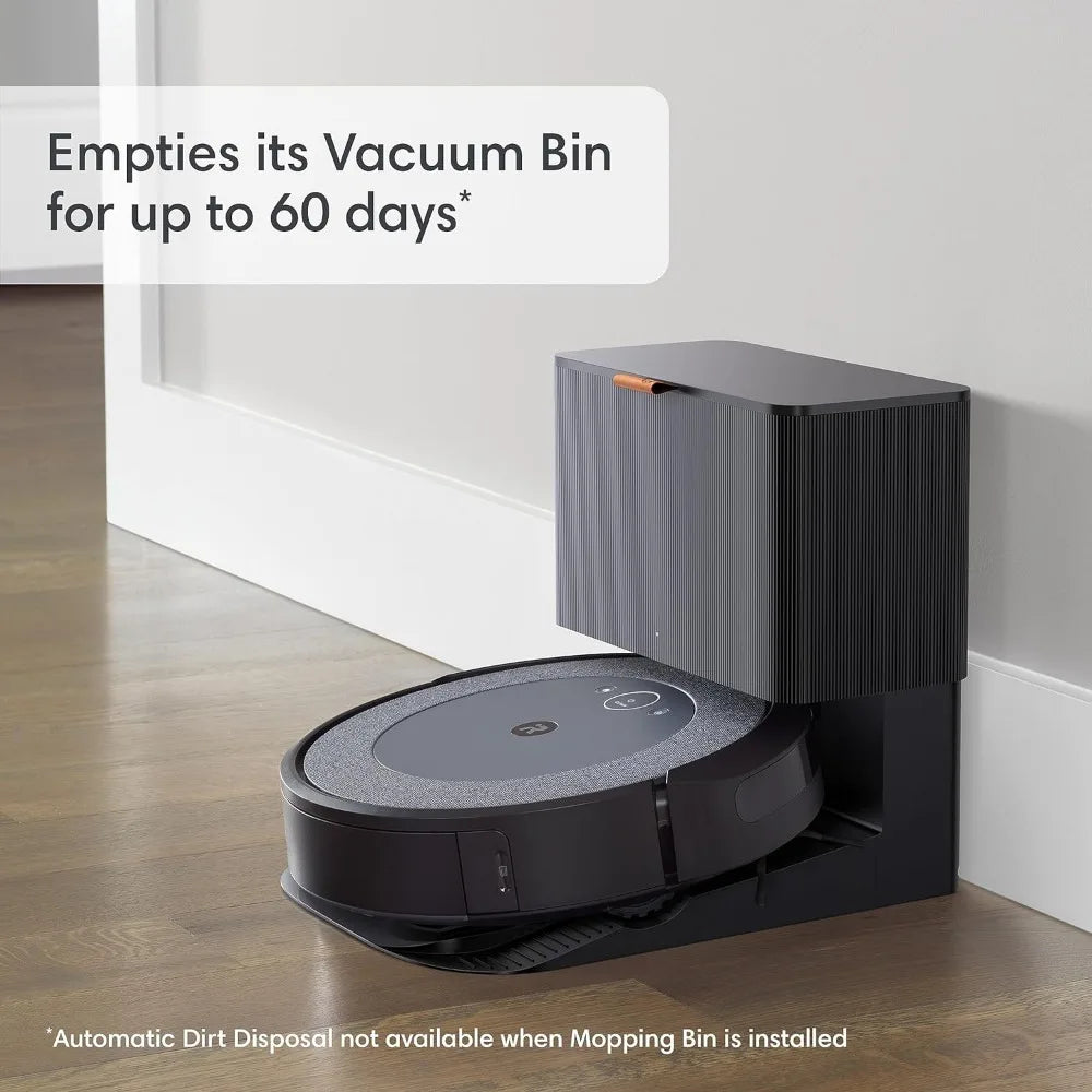 Self-Emptying Robot Vacuum and Mop