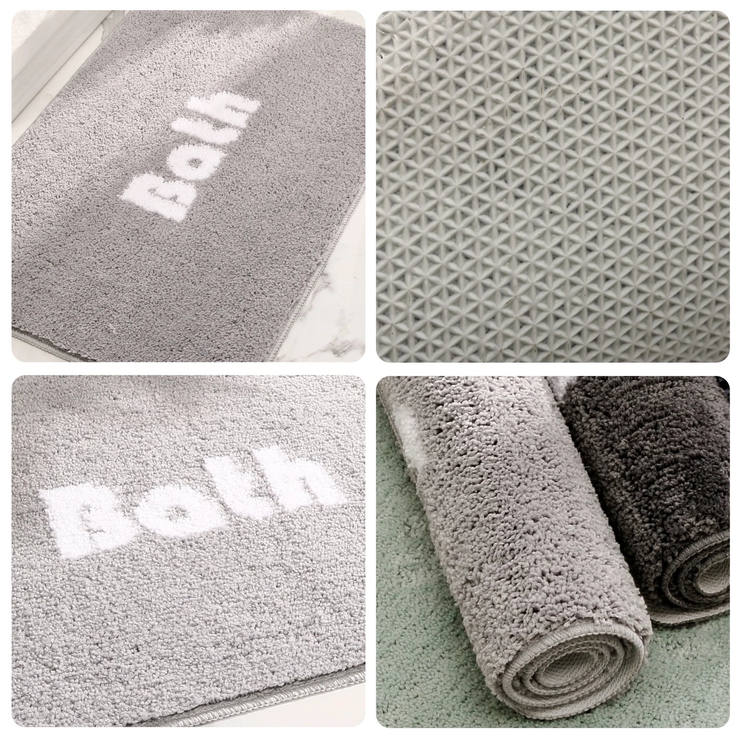 Non Slip Bathroom, Shower Mat  Super Absorbent, Door Mat for Kitchen and Living Room