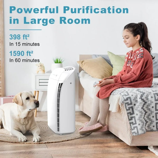 MSA3 Air Purifier for pets, Up to 1590 sq ft. H13 True HEPA Filter