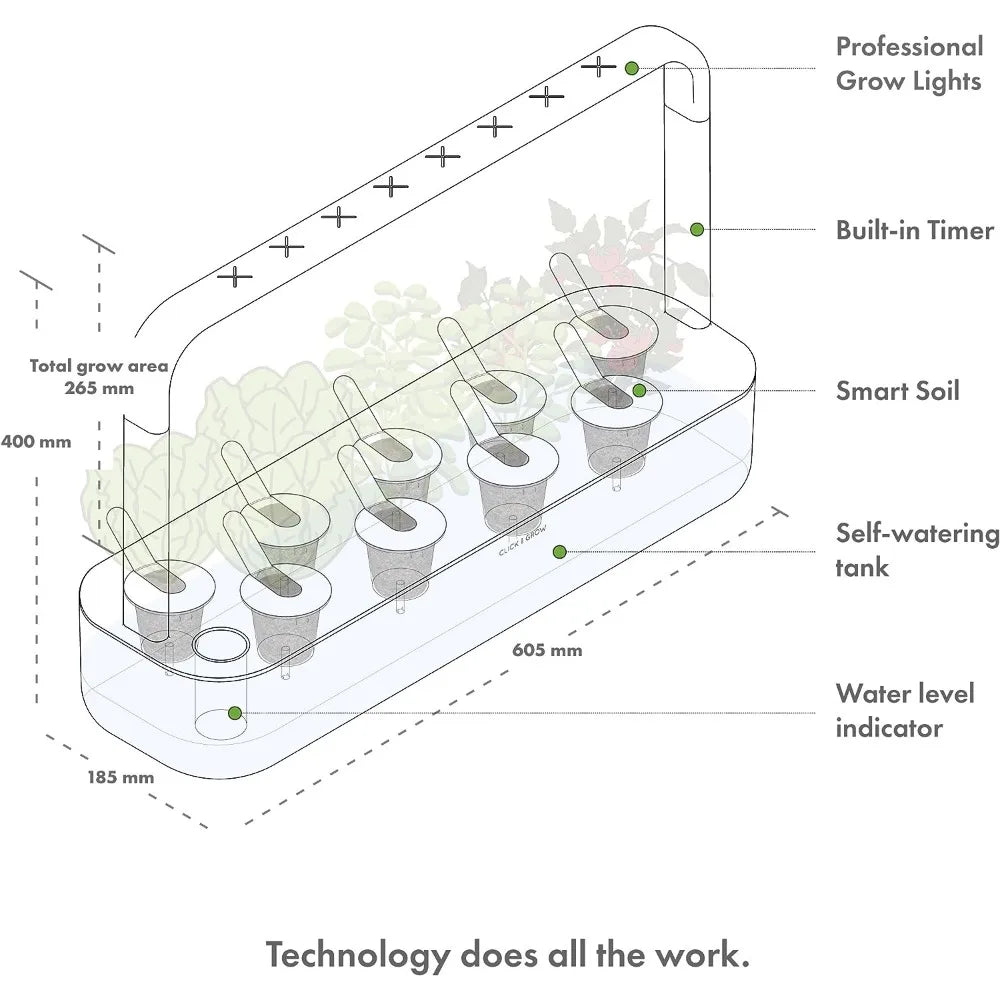 Indoor Herb Garden Kit With Grow Light Easier Than Hydroponics Growing System