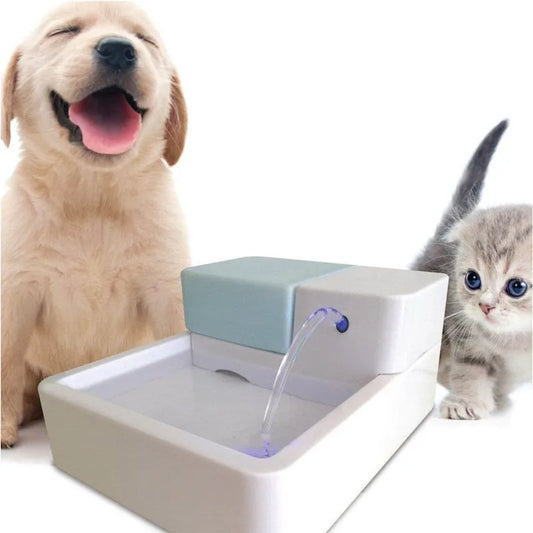 Led Automatic Filtered Drinking Fountain Pet Bowl For Dogs & cats